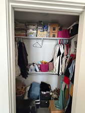 View of closet