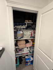 View of closet