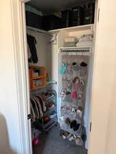 View of closet