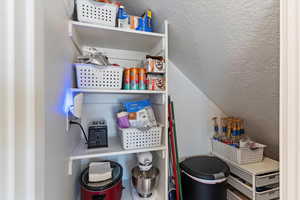 View of storage area