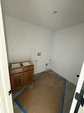 Laundry room featuring hookup for a washing machine