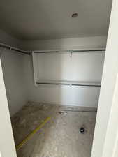 View of spacious closet