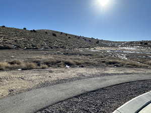 View of mountain background
