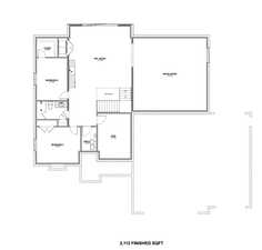 View of floor plan / room layout (basement)