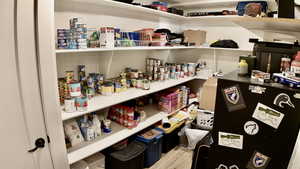 View of storage area