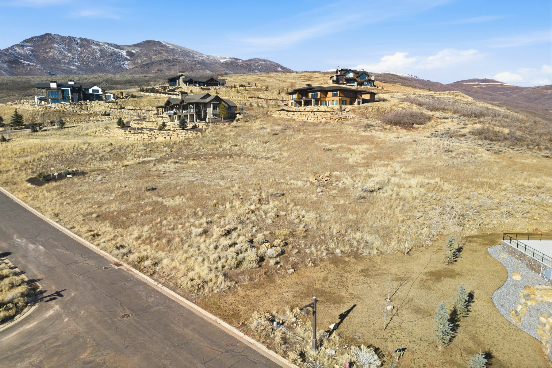 View of mountain background