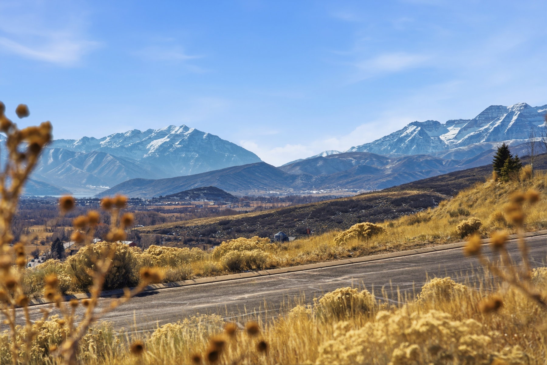View of mountain backdrop