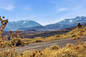 View of mountain backdrop