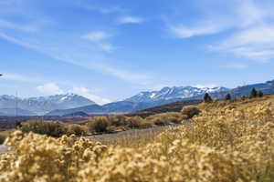 View of mountain backdrop