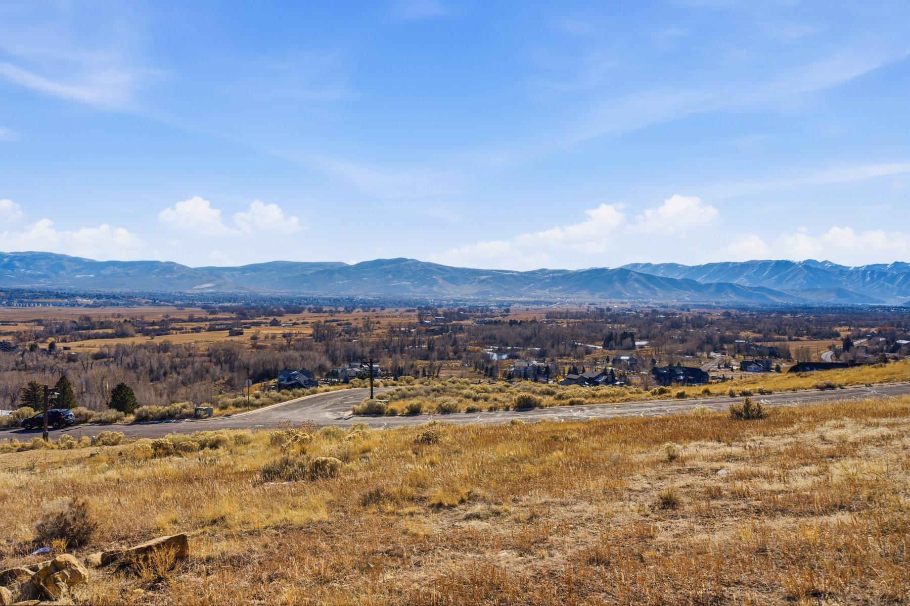 View of mountain backdrop