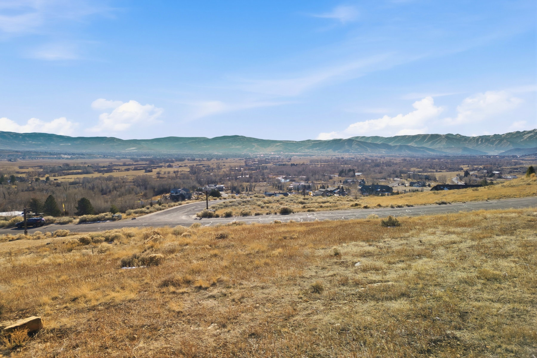 View of mountain background