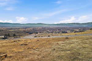 View of mountain background