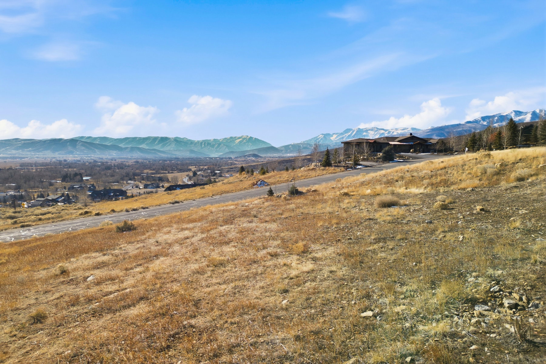 View of mountain background