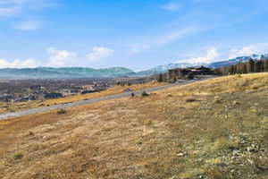 View of mountain background