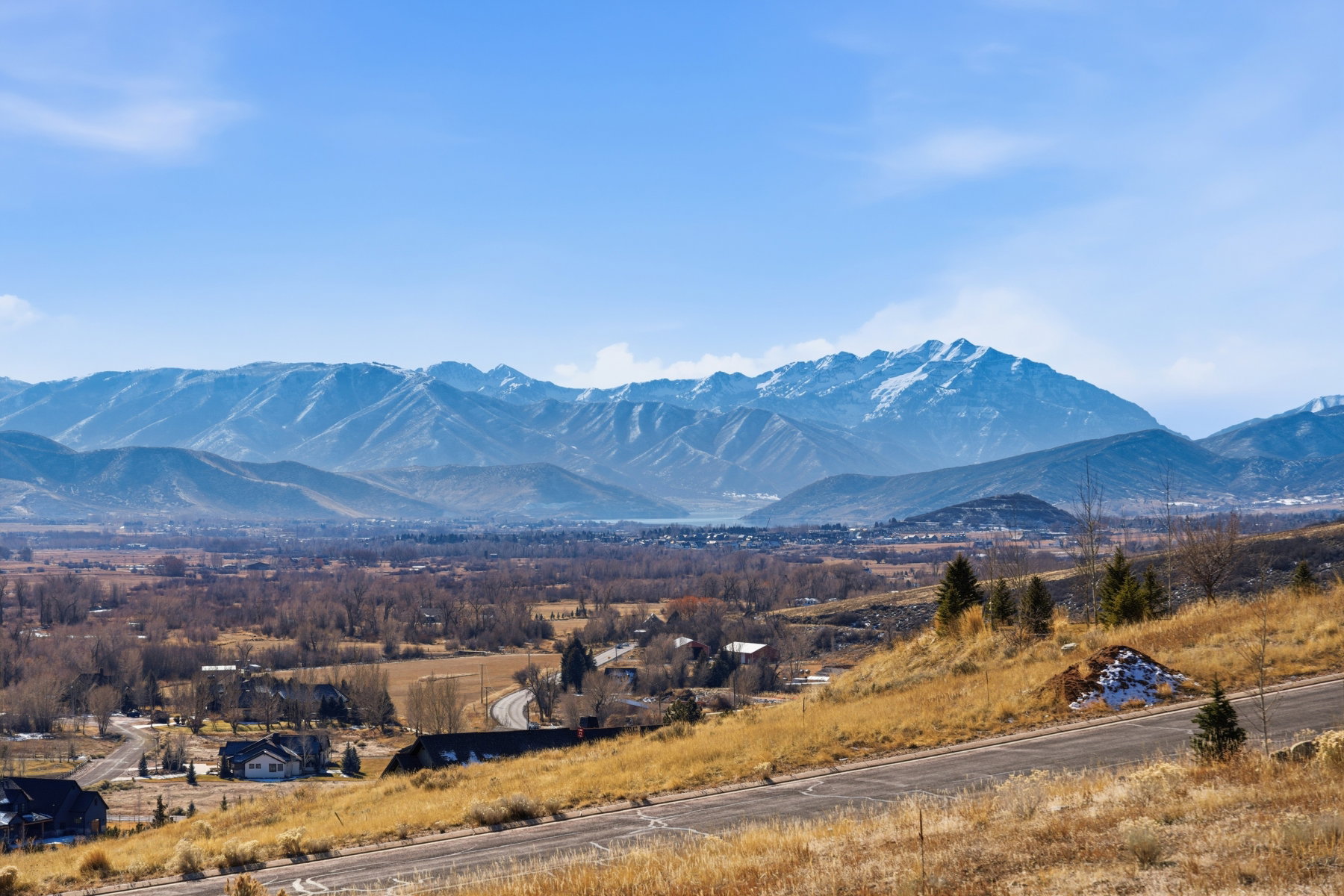 View of mountain background