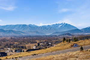 View of mountain background