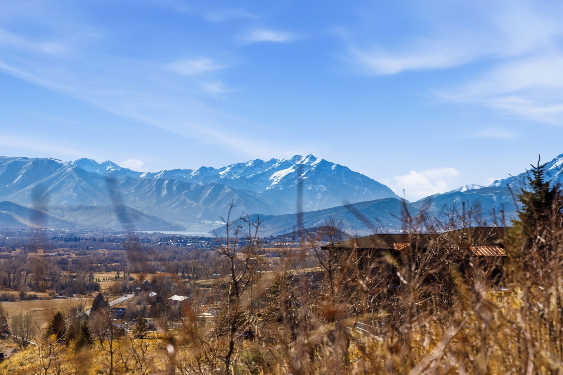 View of mountain background