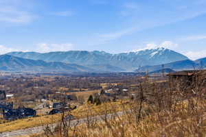 View of mountain background