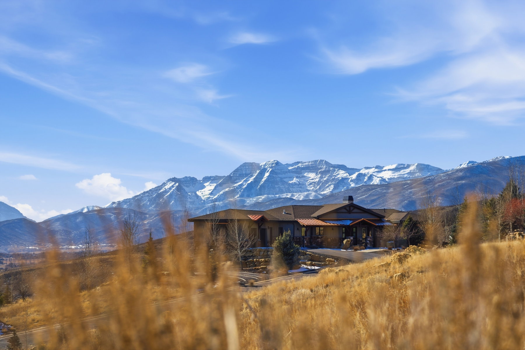 View of mountain backdrop