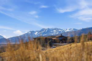 View of mountain backdrop