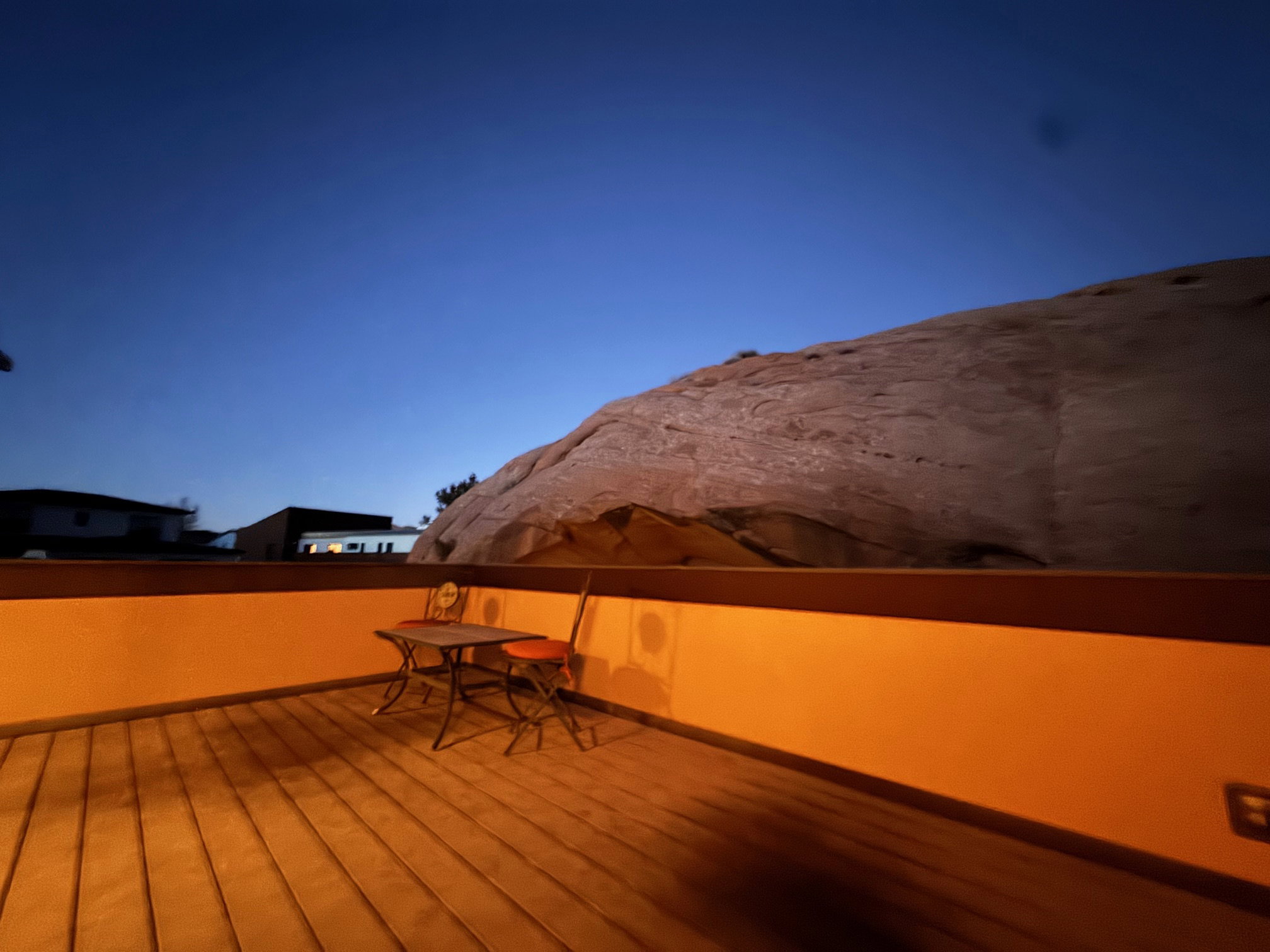 View of deck