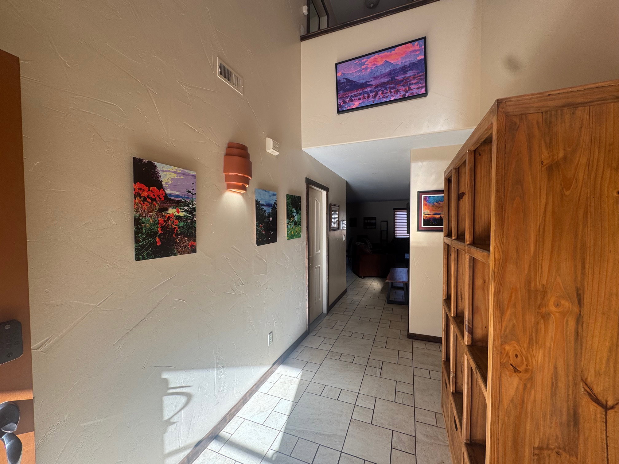 Entry with gear storage