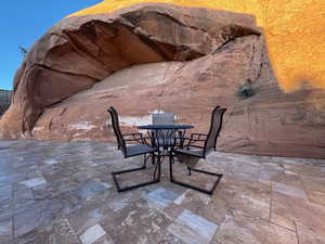 View of patio / terrace featuring outdoor dining space