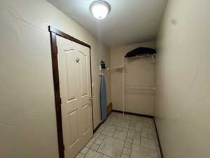 View of masterwalk in closet