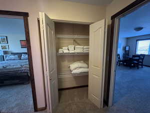 View of 2nd floor closet