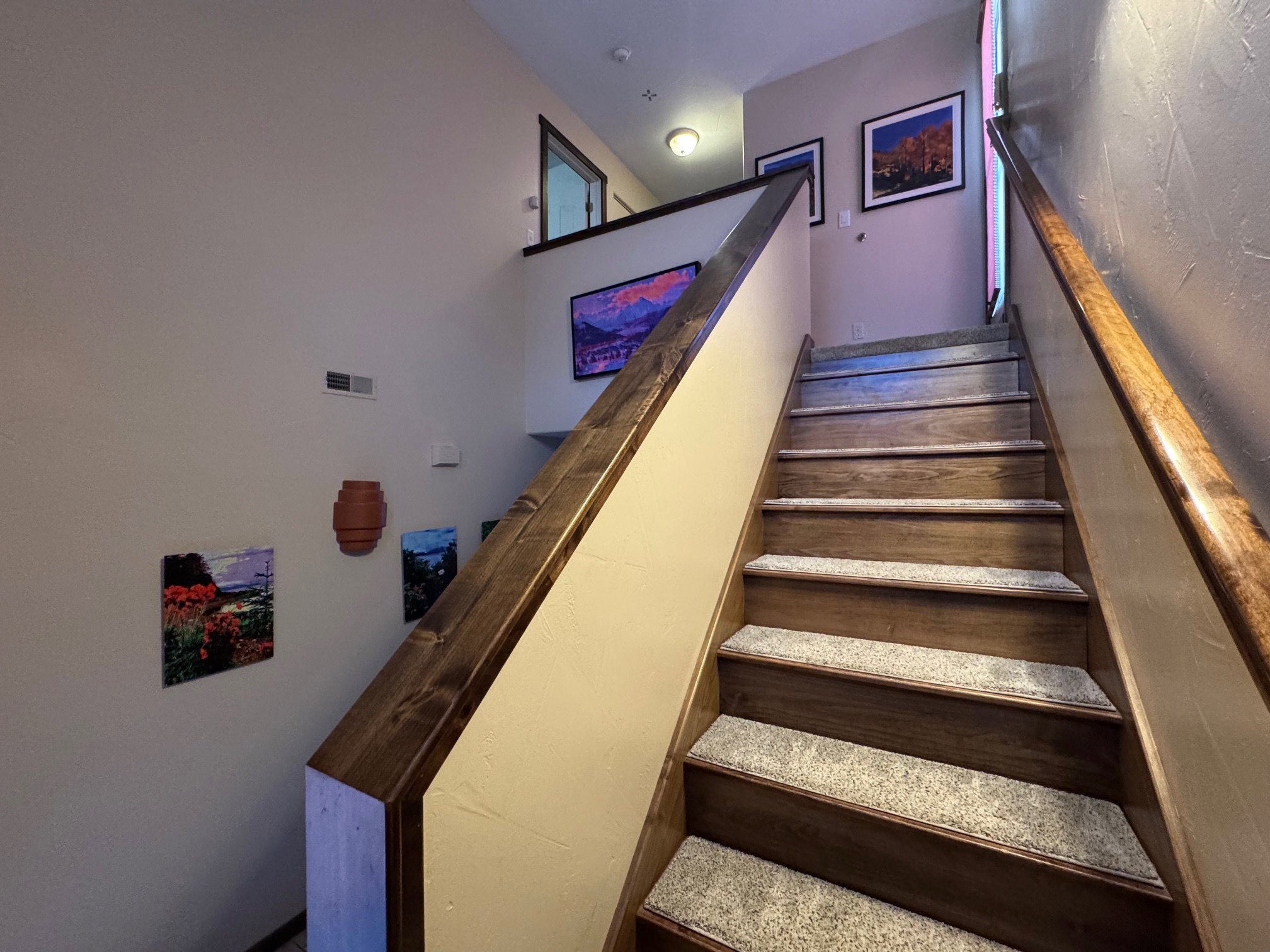 View of stairway