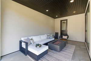 Covered patio