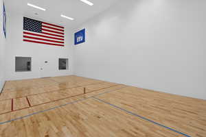 Full size Racquetball court