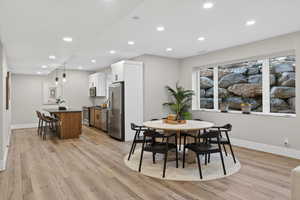 Dining room and Kitchen