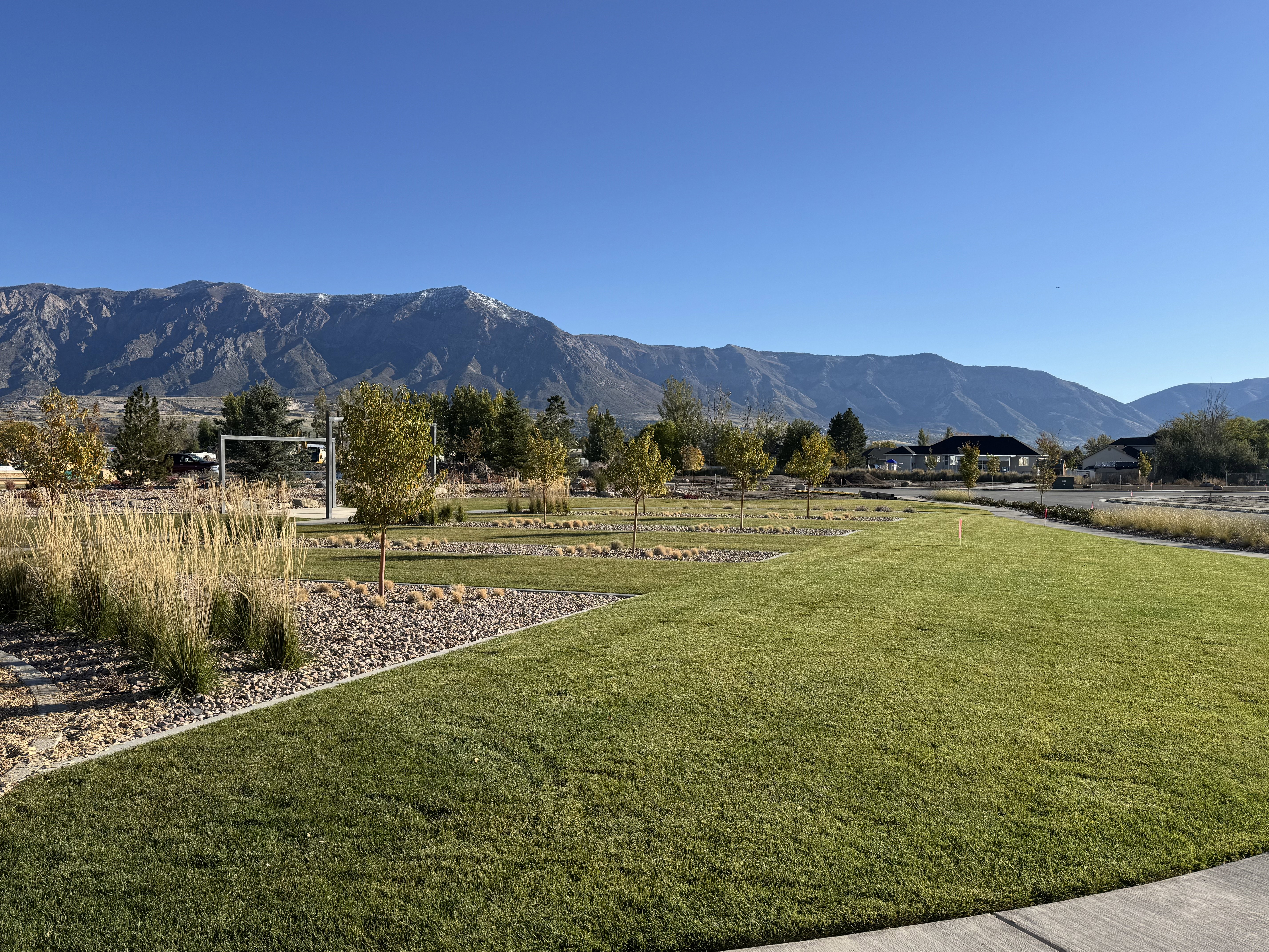 View of mountain backdrop