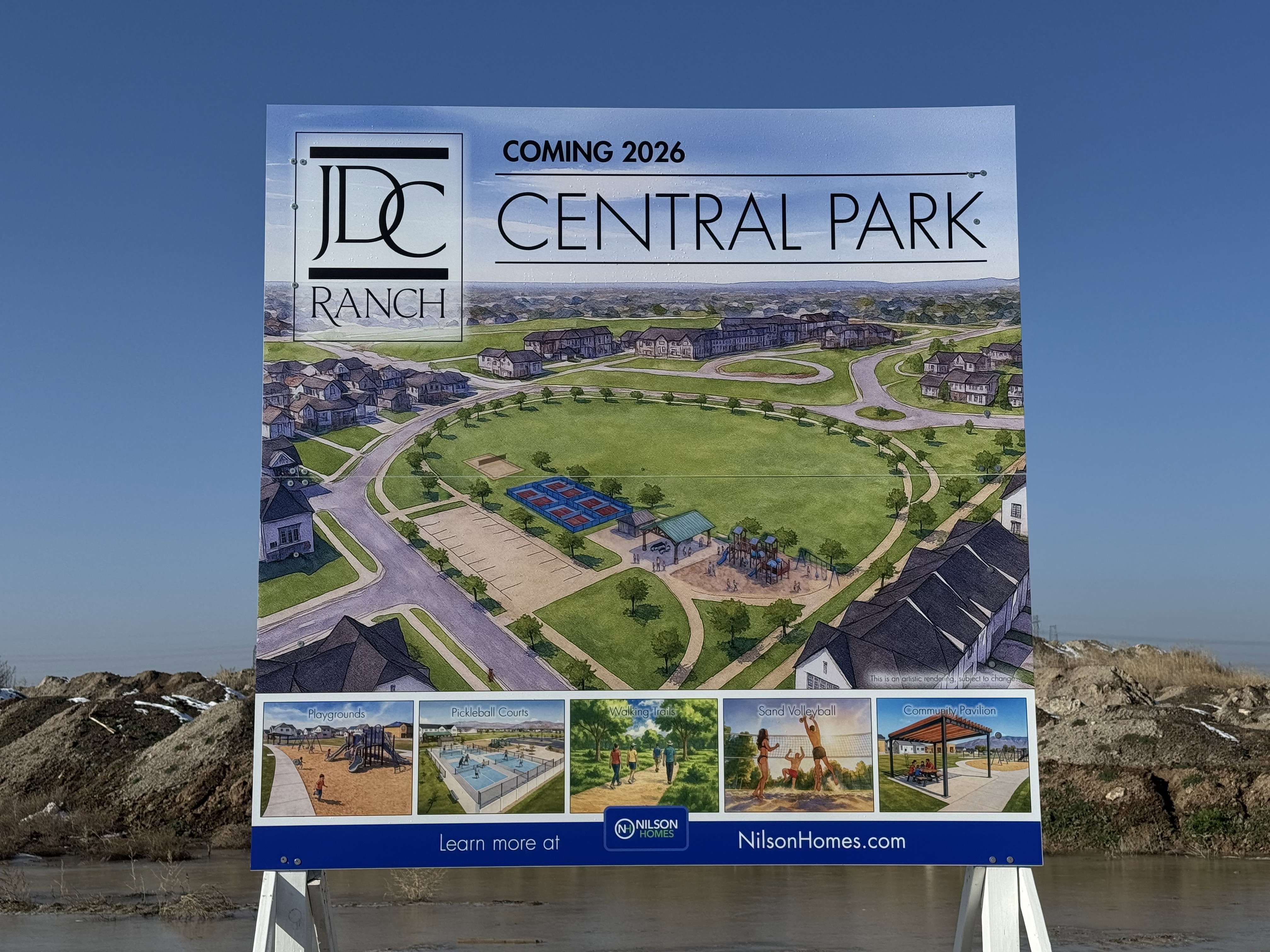 View of marketing collateral with multiple images