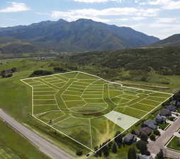 Drone / aerial view of mountains