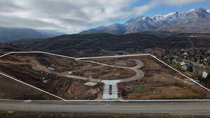 View of mountain background