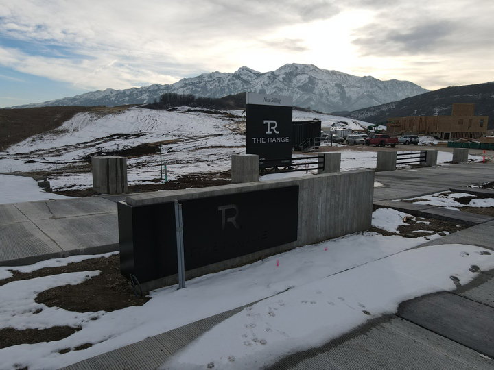 View of mountain background