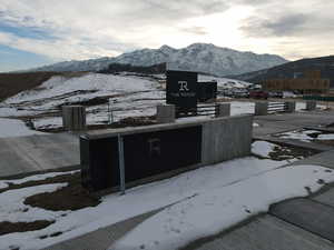 View of mountain background