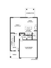 View of floor plan / room layout