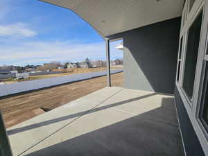 View of patio / terrace with a residential view