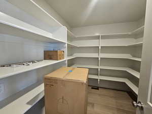 View of storage area