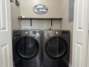 Laundry area