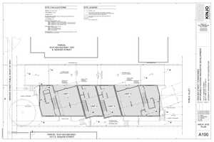 4 Unit Townhome (AHI) Development - Site Plan