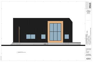 Single Family Home + ADU Design - South Elevation