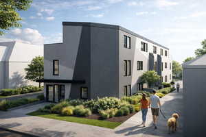 4 Unit Townhome (AHI) Development - SE View