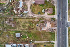 Aerial view of property's location