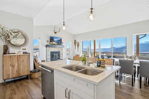 View of Pinkie & snow basin from your kitchen sink