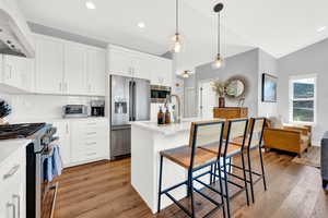 White light Bright Updated Kitchen