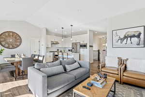 Living Great room off of the kitchen